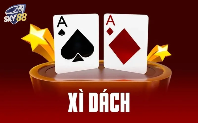 Xì dách là tựa game bài cực ăn khách tại Sky88