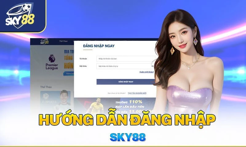 Quy trình đăng nhập nhà cái Sky88 cơ bản