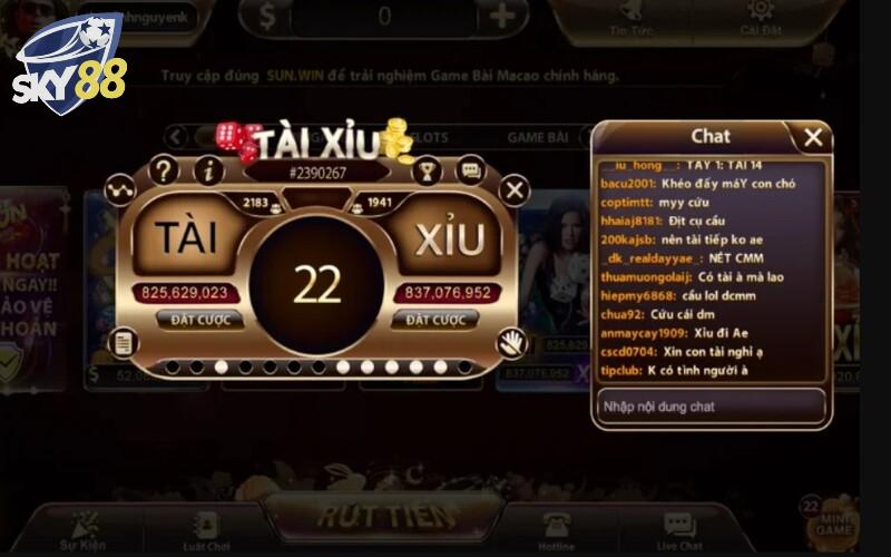 Tương tác cực mượt khi chơi tài xỉu với 1xbet