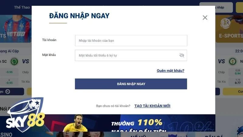 Hướng dẫn cách Sky88 đăng nhập an toàn cho tân thủ