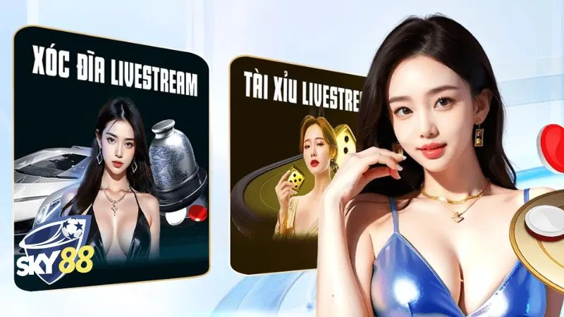 Live Casino Sky88 với đội ngũ dealer xinh đẹp, thân thiện và chuyên nghiệp